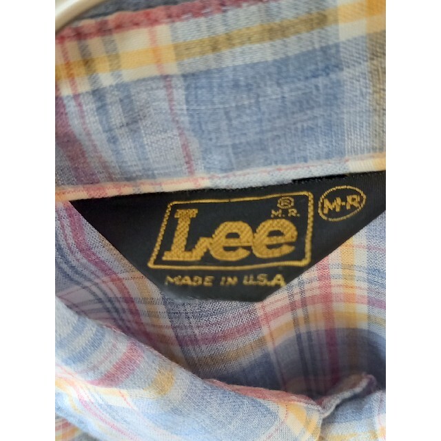 Lee(リー)の70年代アメリカ製　リー　ウエスタンシャツ　チェック柄 メンズのトップス(シャツ)の商品写真