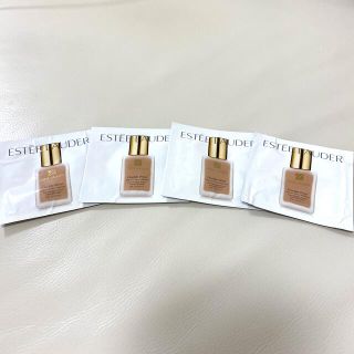 エスティローダー(Estee Lauder)のエスティローダー4つ❗️ダブルウェア　ファンデーション　サンドカラー(サンプル/トライアルキット)