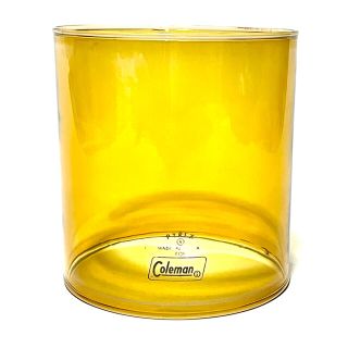 コールマン(Coleman)の激レア　コールマン　PYREX アンバー　グローブ Coleman 本物(ライト/ランタン)