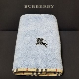 バーバリー(BURBERRY)のBURBERRYフェイスタオル・スカイ☆ノバチェック・ベージュ(ハンカチ)