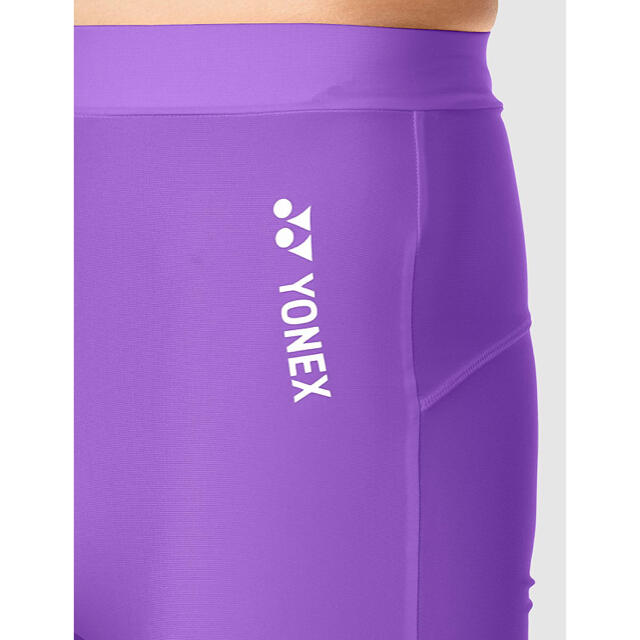 YONEX(ヨネックス)のYONEX ヨネックステニスウェア ハーフタイツハーフスパッツ紫 ユニセックスM スポーツ/アウトドアのテニス(ウェア)の商品写真