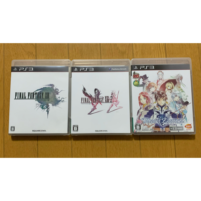 PS3ソフト3本セット　テイルズ　FF13 FF13-2 エンタメ/ホビーのゲームソフト/ゲーム機本体(家庭用ゲームソフト)の商品写真