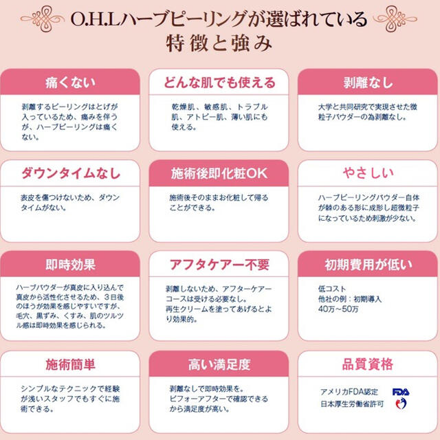 ohlハーブピーリング アマロス ドクターズコスメ ohlハーブピーリング アマロス ドクターズコスメ