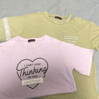 ラブトキシック(lovetoxic)の　Lovetoxicラブトキ　カットソーセット(Tシャツ/カットソー)