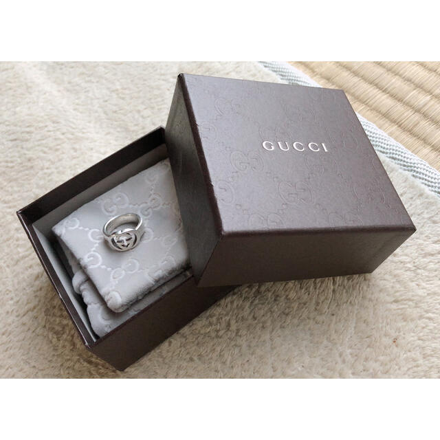 Gucci(グッチ)のGUCCI グッチ シルバーリング 8号 レディースのアクセサリー(リング(指輪))の商品写真