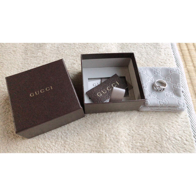 Gucci(グッチ)のGUCCI グッチ シルバーリング 8号 レディースのアクセサリー(リング(指輪))の商品写真