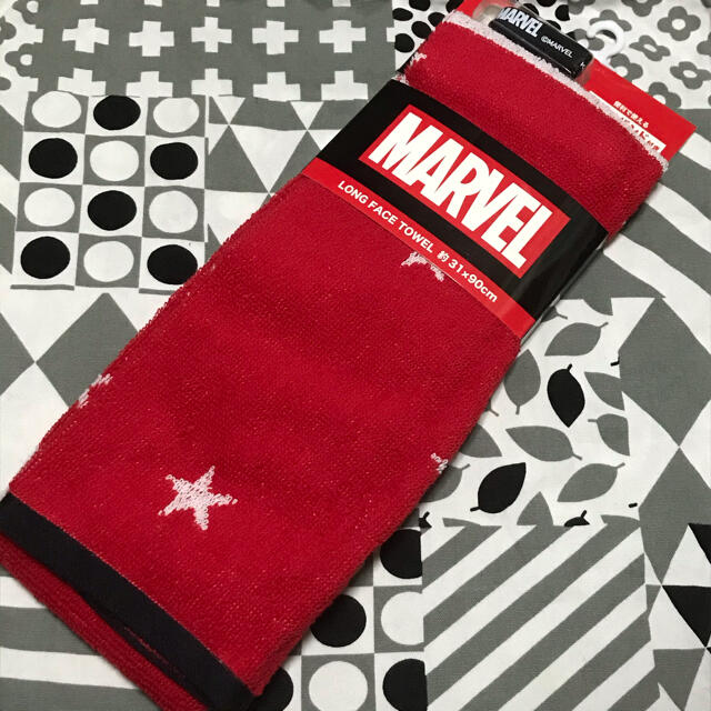 MARVEL(マーベル)のMARVEL ロングフェイスタオル《新品》 エンタメ/ホビーのアニメグッズ(タオル)の商品写真