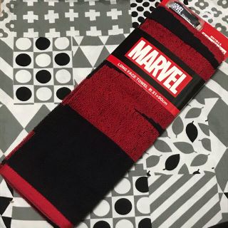 マーベル(MARVEL)のMARVEL ロングフェイスタオル《新品》(タオル)