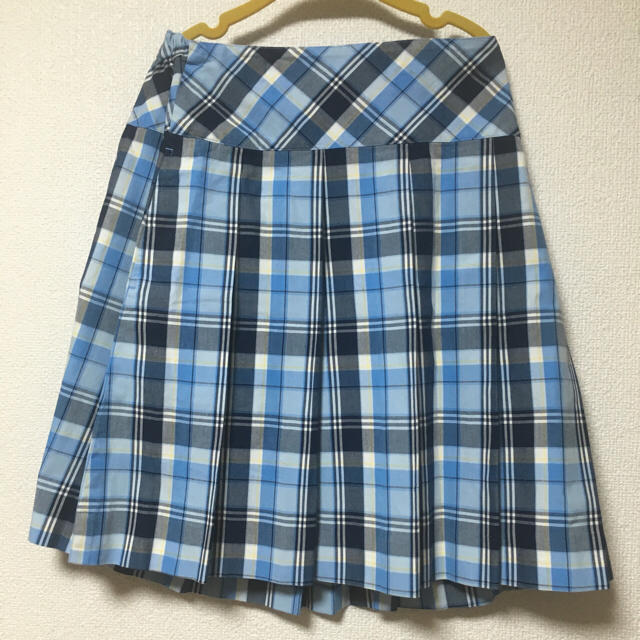 familiar - 【ほぼ新品】ファミリア スカート 160 水色 チェックの通販 by K's shop｜ファミリアならラクマ