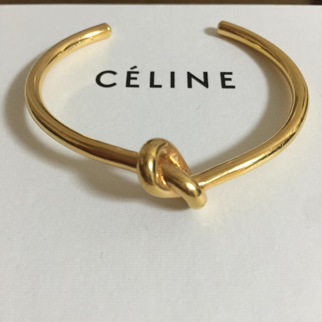 celine   セリーヌ ノットブレスレット バングルの通販 by あやまる's