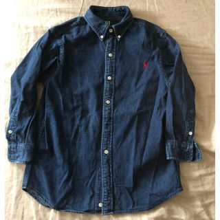 ポロラルフローレン(POLO RALPH LAUREN)のmomo様専用5/4まで美品デニムシャツ　120Ralph Lauren(ブラウス)