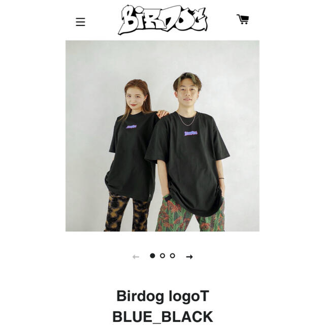 Supreme(シュプリーム)のBIRDOG BLACK BLUE XL メンズのトップス(Tシャツ/カットソー(半袖/袖なし))の商品写真