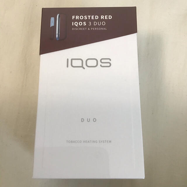 IQOS 3DUO 新品未使用 限定色 フロステッドレッド タバコグッズ 