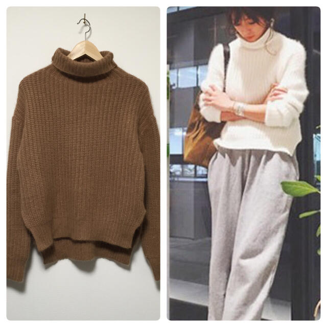 TODAYFUL(トゥデイフル)の美品 15AW TODAYFUL トゥデイフル アンゴラ タートル ニット レディースのトップス(ニット/セーター)の商品写真