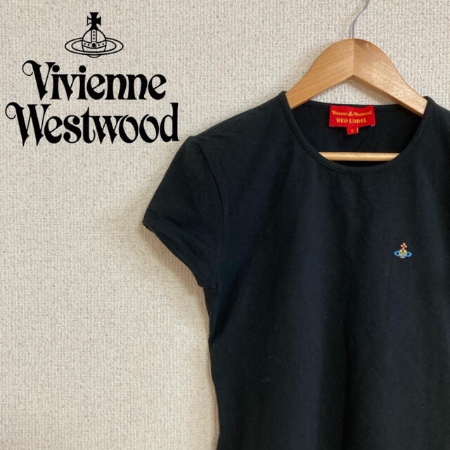 Vivienne Westwood(ヴィヴィアンウエストウッド)のVivienne Westwod RED LABEL 半袖　ブラック　レディース レディースのトップス(Tシャツ(半袖/袖なし))の商品写真