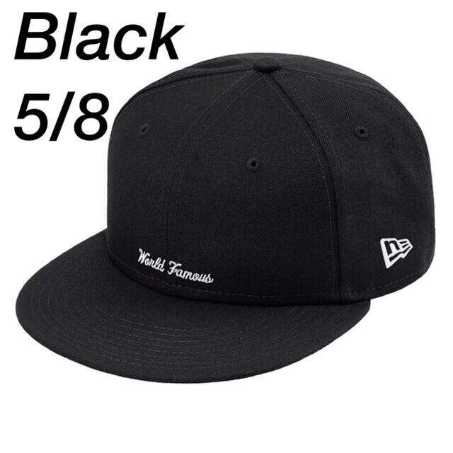 Reverse Box Logo New Era ブラック 7 5/8メンズ