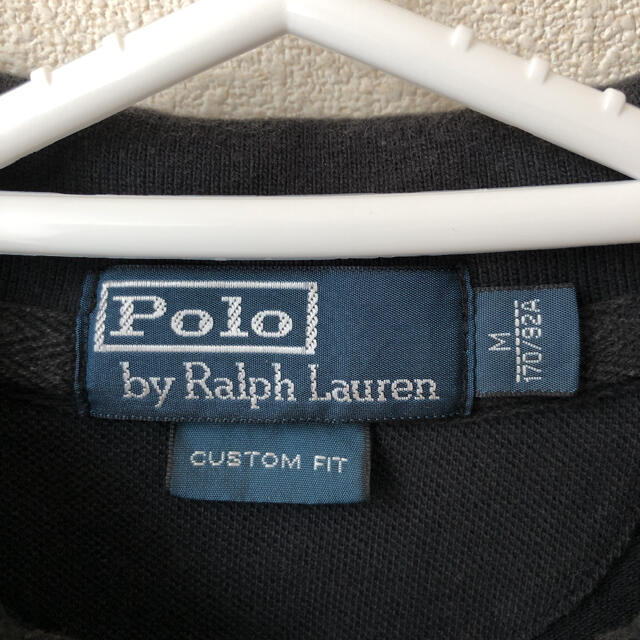 POLO RALPH LAUREN(ポロラルフローレン)のポロバイラルフローレン ポロシャツ　ビッグポニー刺繍　ブラック　Ｍサイズ メンズのトップス(ポロシャツ)の商品写真