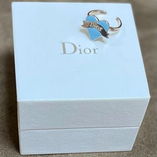 ディオール(Dior)の“Dior” 925 silver blue heart リング(リング(指輪))