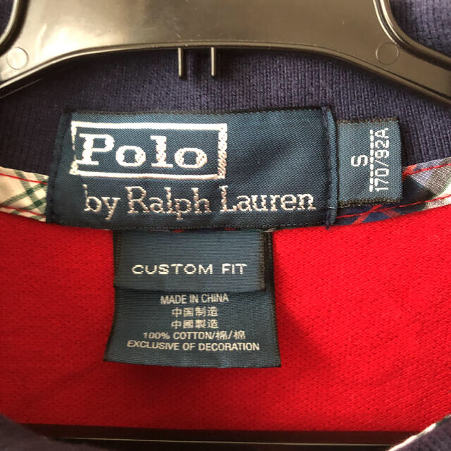 POLO RALPH LAUREN(ポロラルフローレン)のポロラルフローレン ポロシャツ 赤ビッグポニー刺繍　Sサイズ メンズのトップス(ポロシャツ)の商品写真