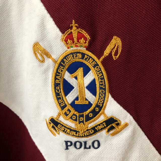 POLO RALPH LAUREN(ポロラルフローレン)のポロラルフローレン ビッグポニー刺繍　ポロシャツ　Lサイズ メンズのトップス(ポロシャツ)の商品写真