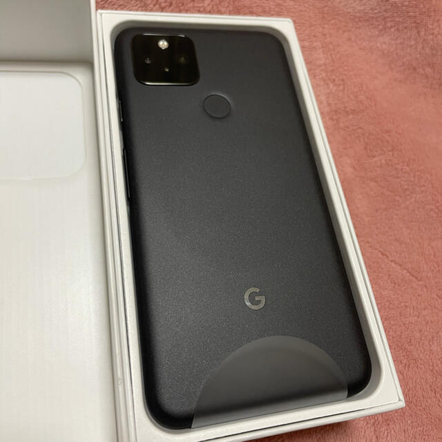 Google(グーグル)の【新品未使用】Google pixel 5 黒 スマホ/家電/カメラのスマートフォン/携帯電話(スマートフォン本体)の商品写真