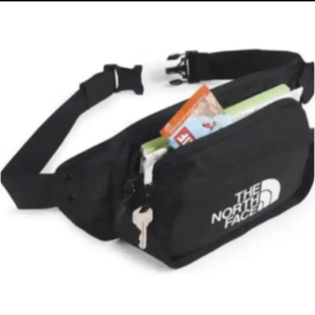 THE NORTH FACE(ザノースフェイス)の【未開封新品】ノースフェイス　ボディーバッグ　3L ビッグロゴ　黒色　男女兼用 レディースのバッグ(ボディバッグ/ウエストポーチ)の商品写真