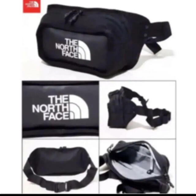 THE NORTH FACE(ザノースフェイス)の【未開封新品】ノースフェイス　ボディーバッグ　3L ビッグロゴ　黒色　男女兼用 レディースのバッグ(ボディバッグ/ウエストポーチ)の商品写真