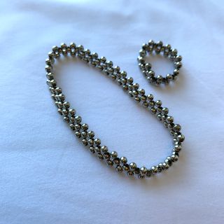 ザラ(ZARA)のシルバーアクセサリー　ブレスレット　ビーズリング　ビーズアクセサリー　韓国(ブレスレット/バングル)