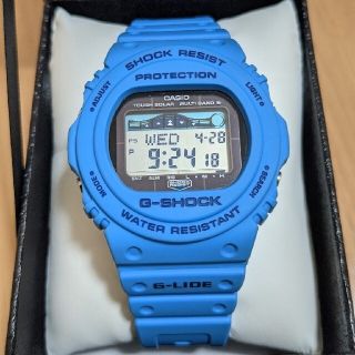 カシオ(CASIO)のジーショック G-LIDE 電波ソーラーGWX-5700CS-2JF  ブルー(腕時計(デジタル))