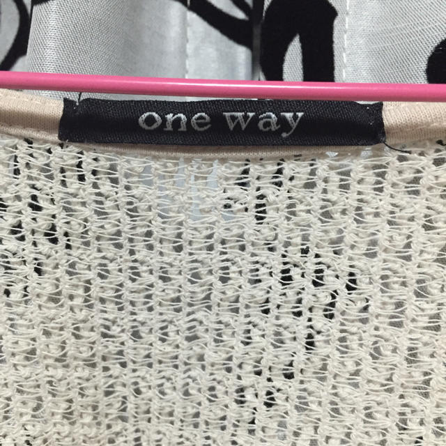 one*way(ワンウェイ)の★one way 肩リボン ドルマンニットチュニック レディースのトップス(チュニック)の商品写真