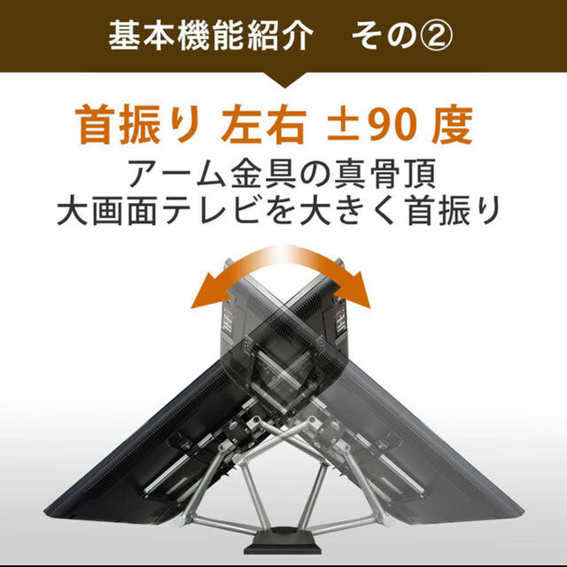 TVセッターアドバンスPA114M(薄型テレビ壁掛け金具) インテリア/住まい/日用品のインテリア/住まい/日用品 その他(その他)の商品写真