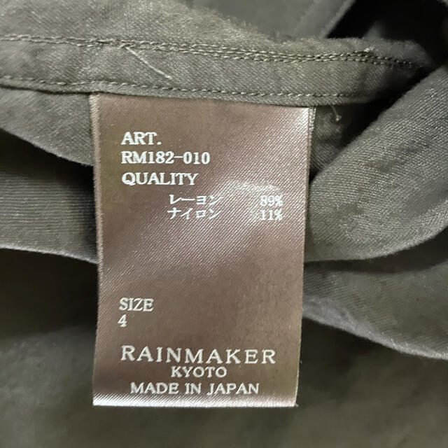 RAINMAKER V-NECK SHIRT/BLACK 4 メンズのトップス(シャツ)の商品写真