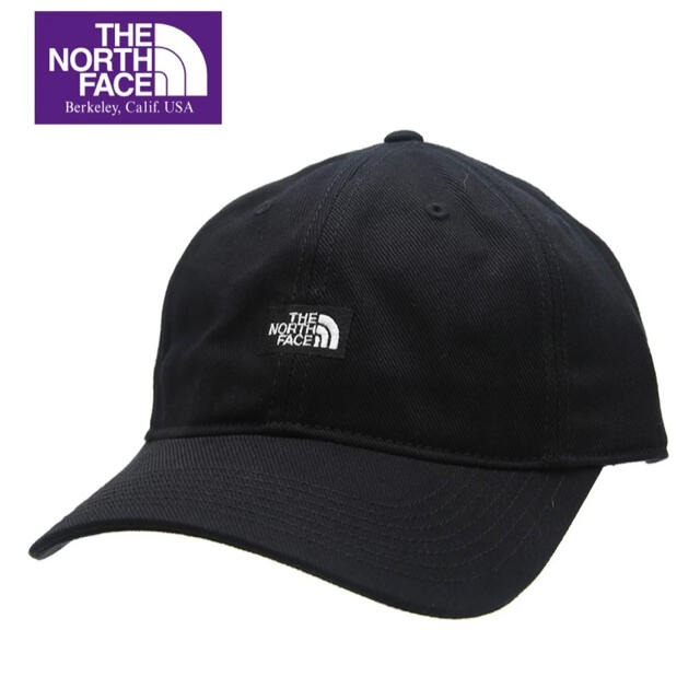 THE NORTH FACE(ザノースフェイス)の美品　ノースフェイスパープルレーベル　ブラック　キャップ メンズの帽子(キャップ)の商品写真