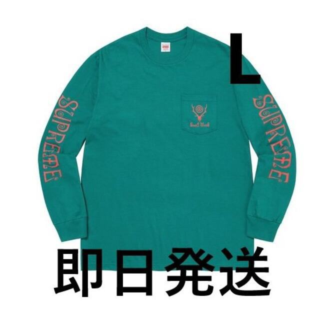 Supreme SOUTH2 WEST8 L/S Pocket Tee L - Tシャツ/カットソー(七分/長袖)