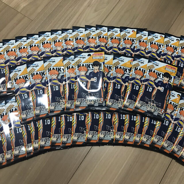 【新品未開封】ハイキュー!!　クリアカードコレクション2　40袋(40枚)セット | フリマアプリ ラクマ