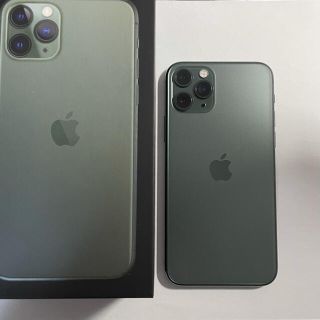 アップル(Apple)のiPhone 11 pro 本体 ミッドナイトグリーン AppleCare付き(スマートフォン本体)