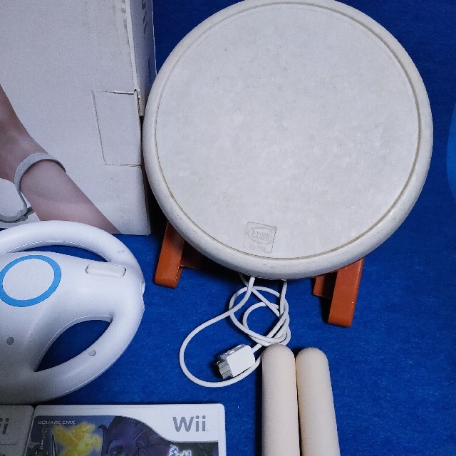 豪華Wii 本体 箱付き 太鼓の達人 マリオカート Wiiスポーツ ソフト6本！