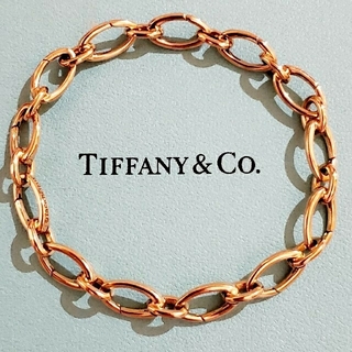ティファニー(Tiffany & Co.)の445,500円 ティファニー K18 リンククラスプ ブレスレット 750(ブレスレット/バングル)