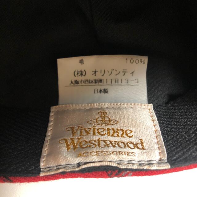 Vivienne Westwood(ヴィヴィアンウエストウッド)のVivian Westwood ハンチング帽子　新品 レディースの帽子(ハンチング/ベレー帽)の商品写真