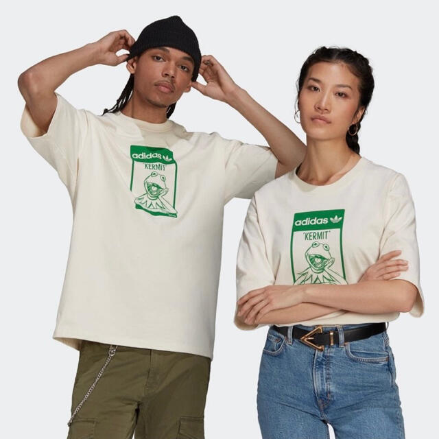 adidas(アディダス)のアディダス　adidas Tシャツ スタンスミス　カーミット　O  XL メンズのトップス(Tシャツ/カットソー(半袖/袖なし))の商品写真