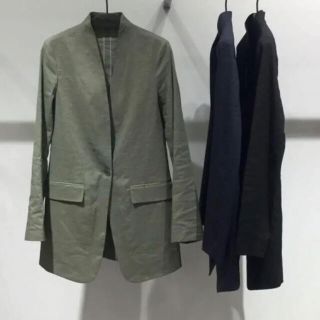 セオリー(theory)のTheory 18SS リネンロングジャケット(テーラードジャケット)