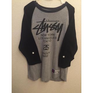 ステューシー(STUSSY)のstussy 7分袖 ショッパー付き(Tシャツ/カットソー(七分/長袖))