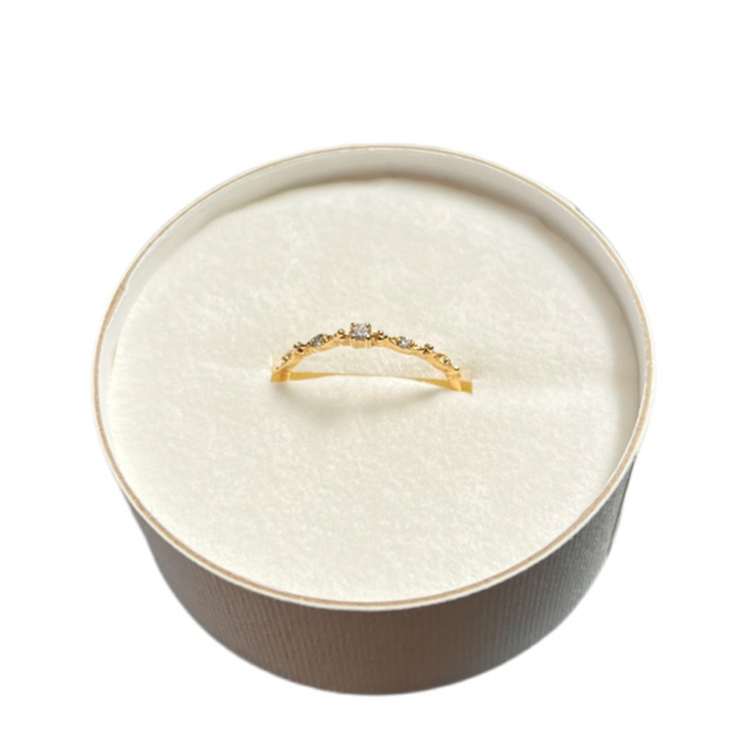 AHKAH(アーカー)の最終価格　cui-cui K18 ダイヤモンド　ティアラリング レディースのアクセサリー(リング(指輪))の商品写真