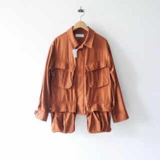 フィーニー(PHEENY)のPHEENY / Rayon cotton twill short jacket(ミリタリージャケット)