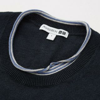 ユニクロ(UNIQLO)のリネンブレンドクルーネックセーター(ニット/セーター)