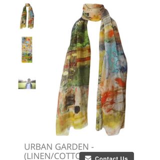 アッシュペーフランス(H.P.FRANCE)の#PAZUKI#パズキ#URBAN GARDEN#LINEN/COTTON(ストール/パシュミナ)