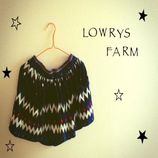 ローリーズファーム(LOWRYS FARM)のノルディック柄 キュロット♡(キュロット)