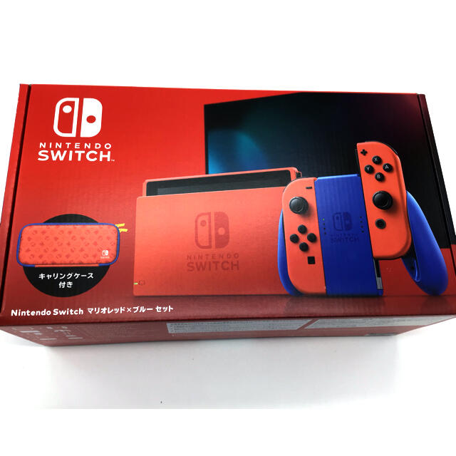 Nintendo Switch オンライン限定商品 マリオ トラスト セット レッド×ブルー