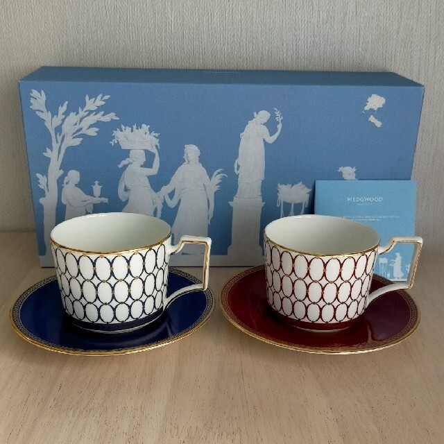 WEDGWOOD(ウェッジウッド)の【せいやん様専用】ウエッジウッド ルネッサンス カップソーサー 2客 インテリア/住まい/日用品のキッチン/食器(食器)の商品写真