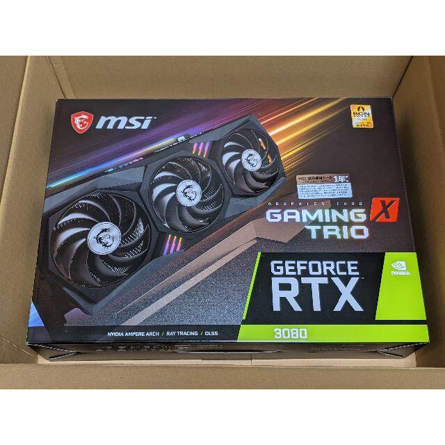 PCパーツ新品 MSI GeForce RTX3080 GAMING X TR 10G